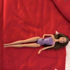 Purple Swimsuit Doll